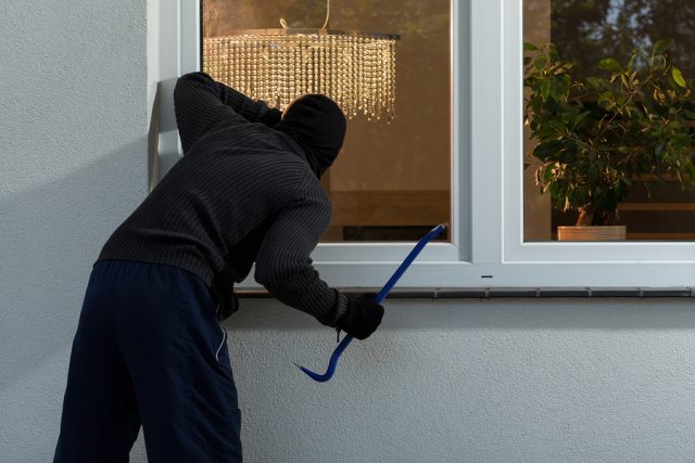 bigstock Burglar Before Burglary Into T 76138079